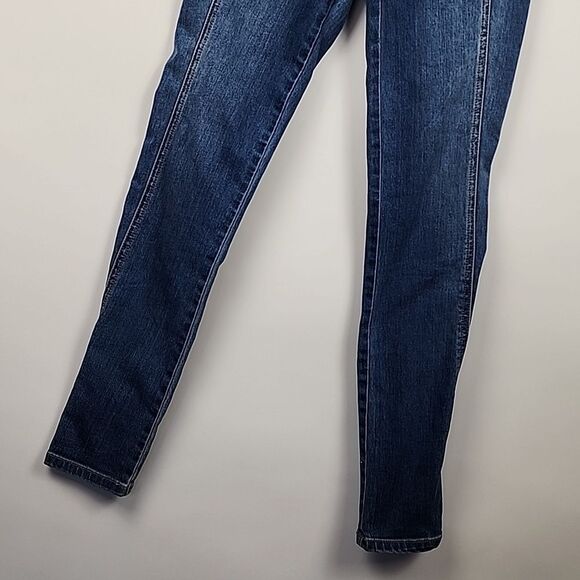 WE THE FREE 26 womens medium wash stretchy denim skinny jeans high rise waisted - Picture 3 of 7